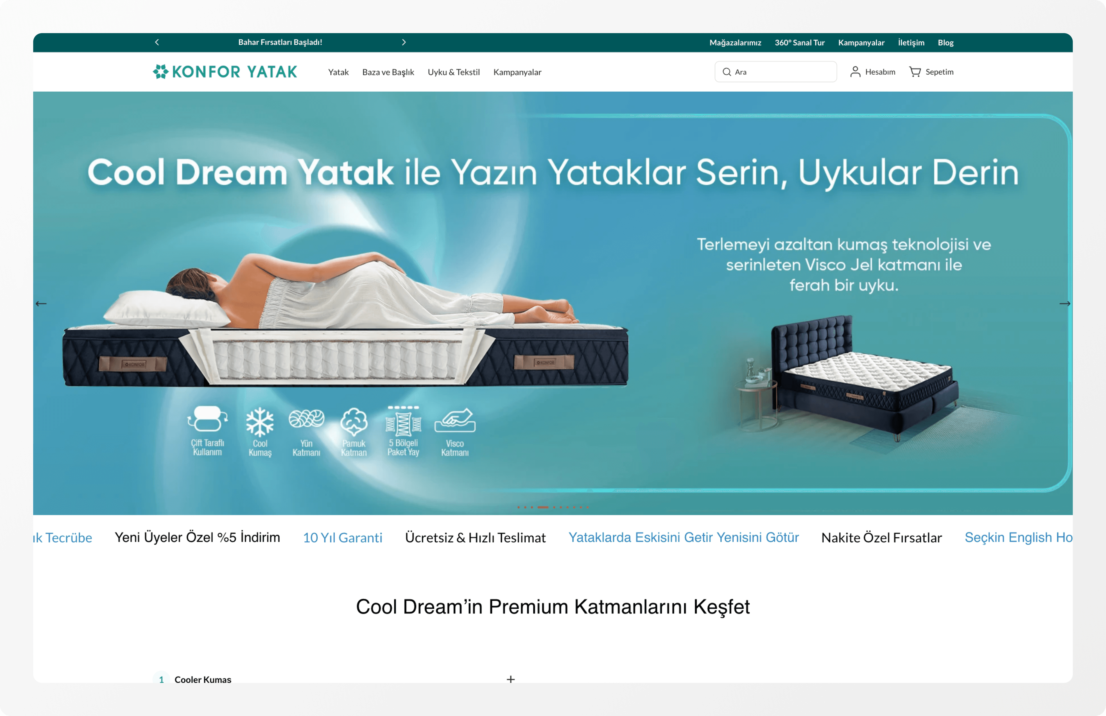 Konfor Yatak