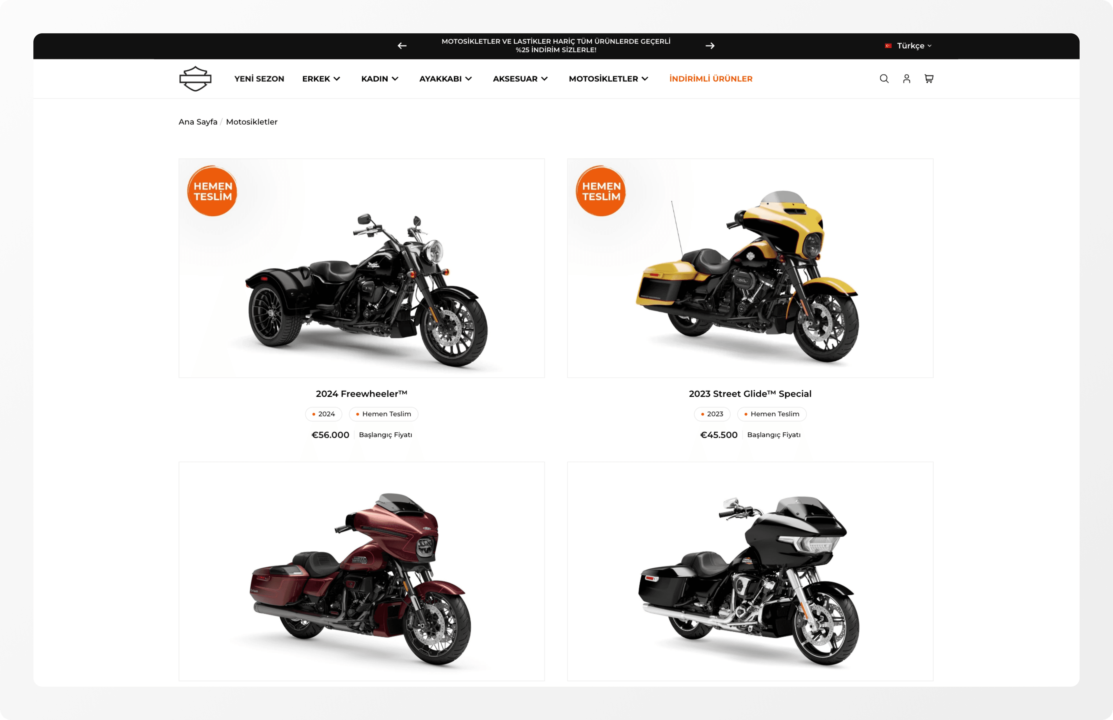 Harley-Davidson Shop